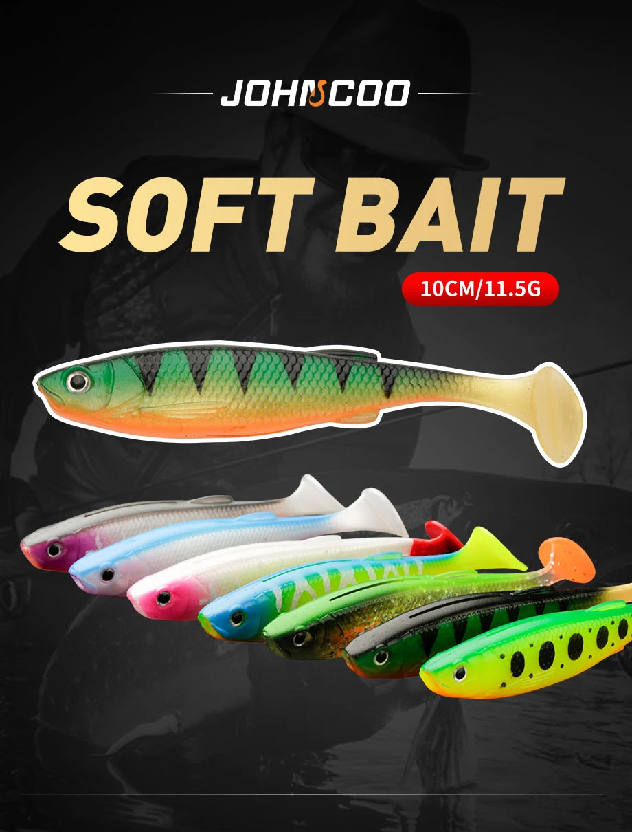 Vista frontal del señuelo swimbait JOHNCOO