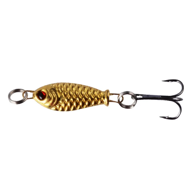 Cebo duro de plomo con diseño de escamas para pesca