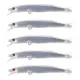 FREE FISHER señuelo pez largo láser transparente en blanco - imagen 4