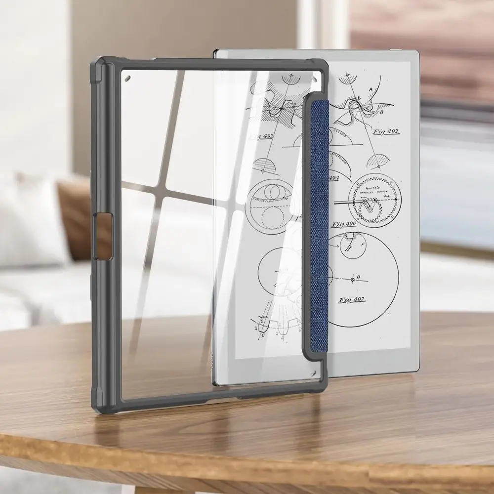 Funda libro cuero PU Onyx Boox Note X3Pro con lápiz y soporte - imagen 3