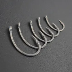 Anzuelos para carpa Hirisi 8011 con PTFE y acero carbono