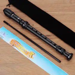Flauta de bisel triple estilo alemán profesional de orificios