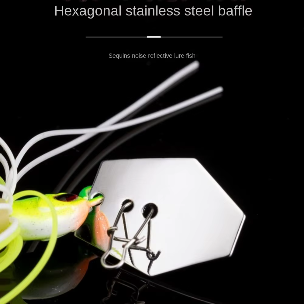 Chatterbait de silicona con borlas para lubina, lucio y lucioperca - imagen 2