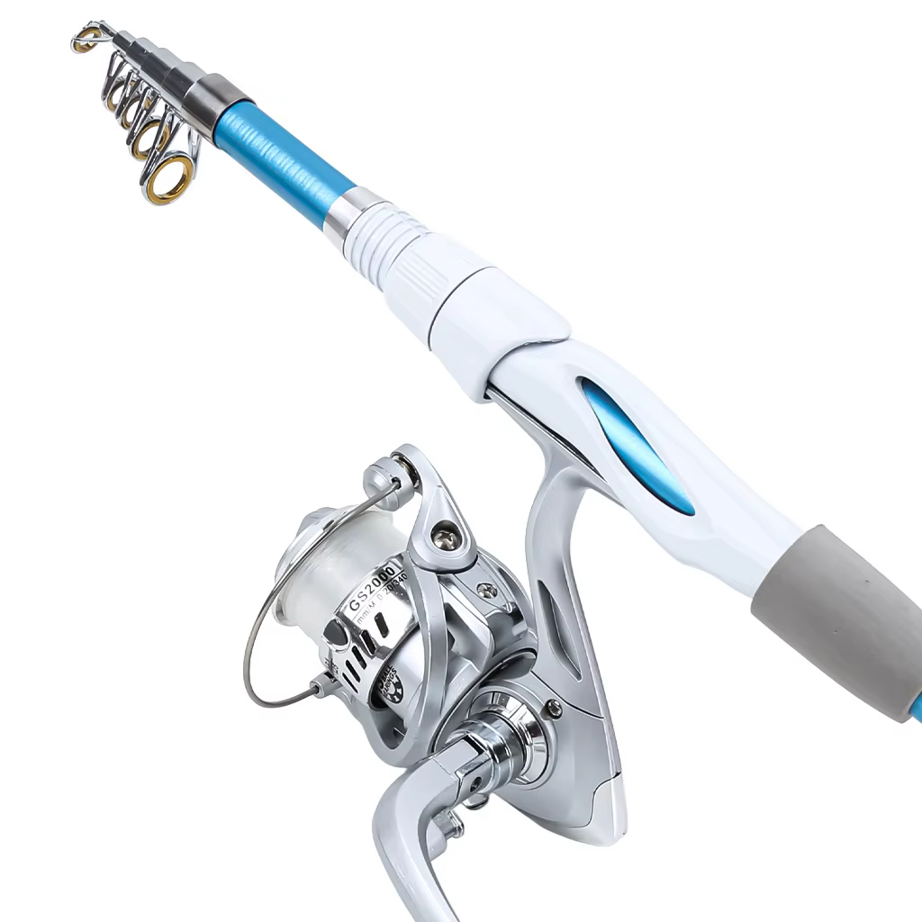 Kit Caña y Carrete 1.8m para Pesca de Peces Pequeños - imagen 2