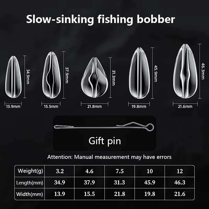 Boya de pesca con diseño aerodinámico – detalle lateral