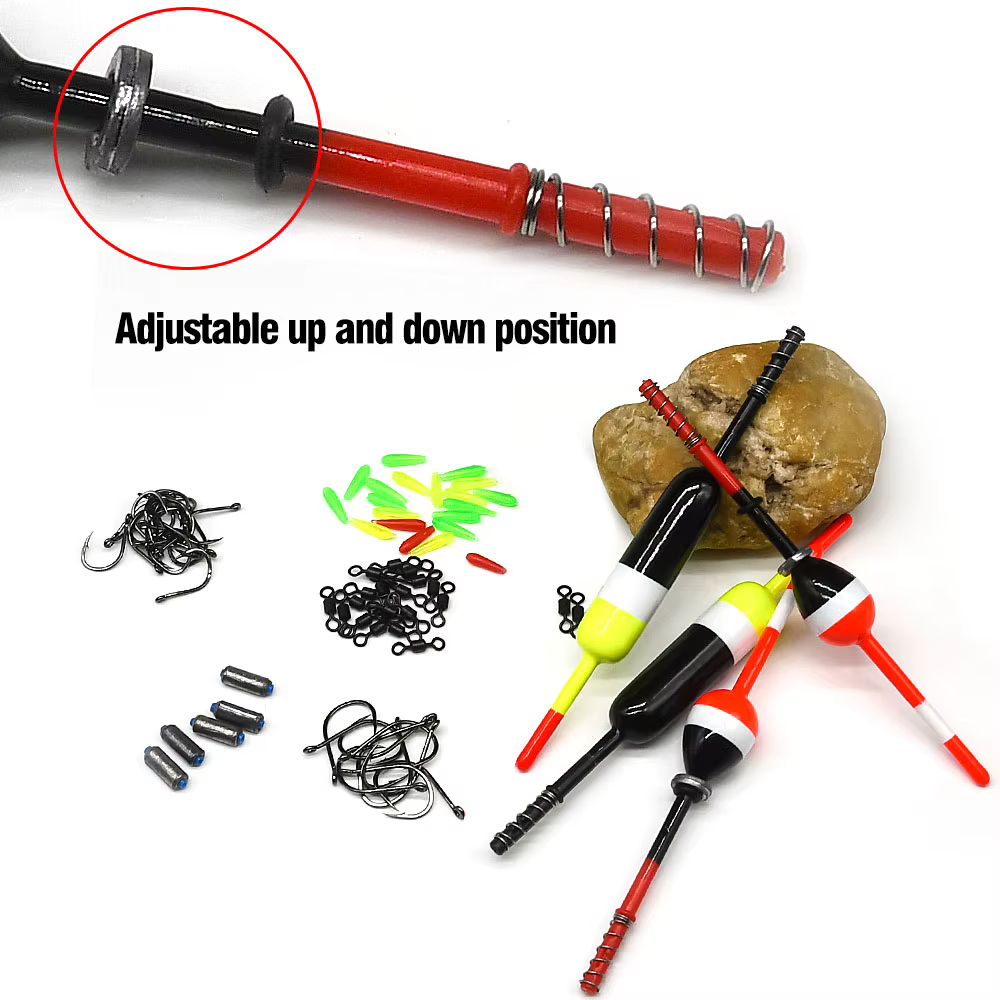 MNFT Corchos flotantes de balsa clásicos para pesca deportiva - imagen 4