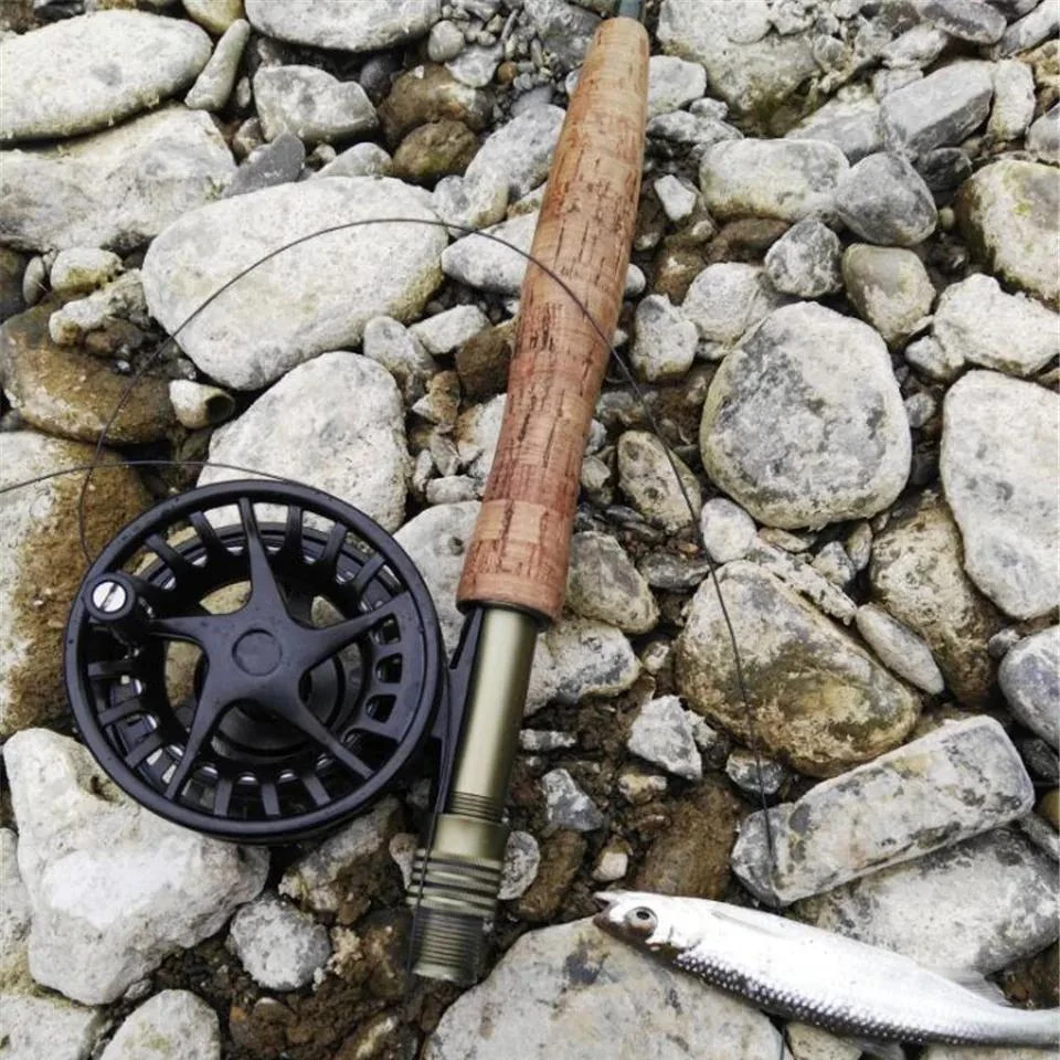 Carrete de pesca con mosca MAXIMUMCATCH DX CNC ambidiestro negro mate - imagen 3