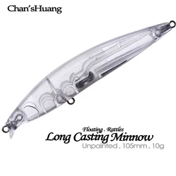 Chan'sHuang Señuelo Flotante con Sonajero 105mm 10g