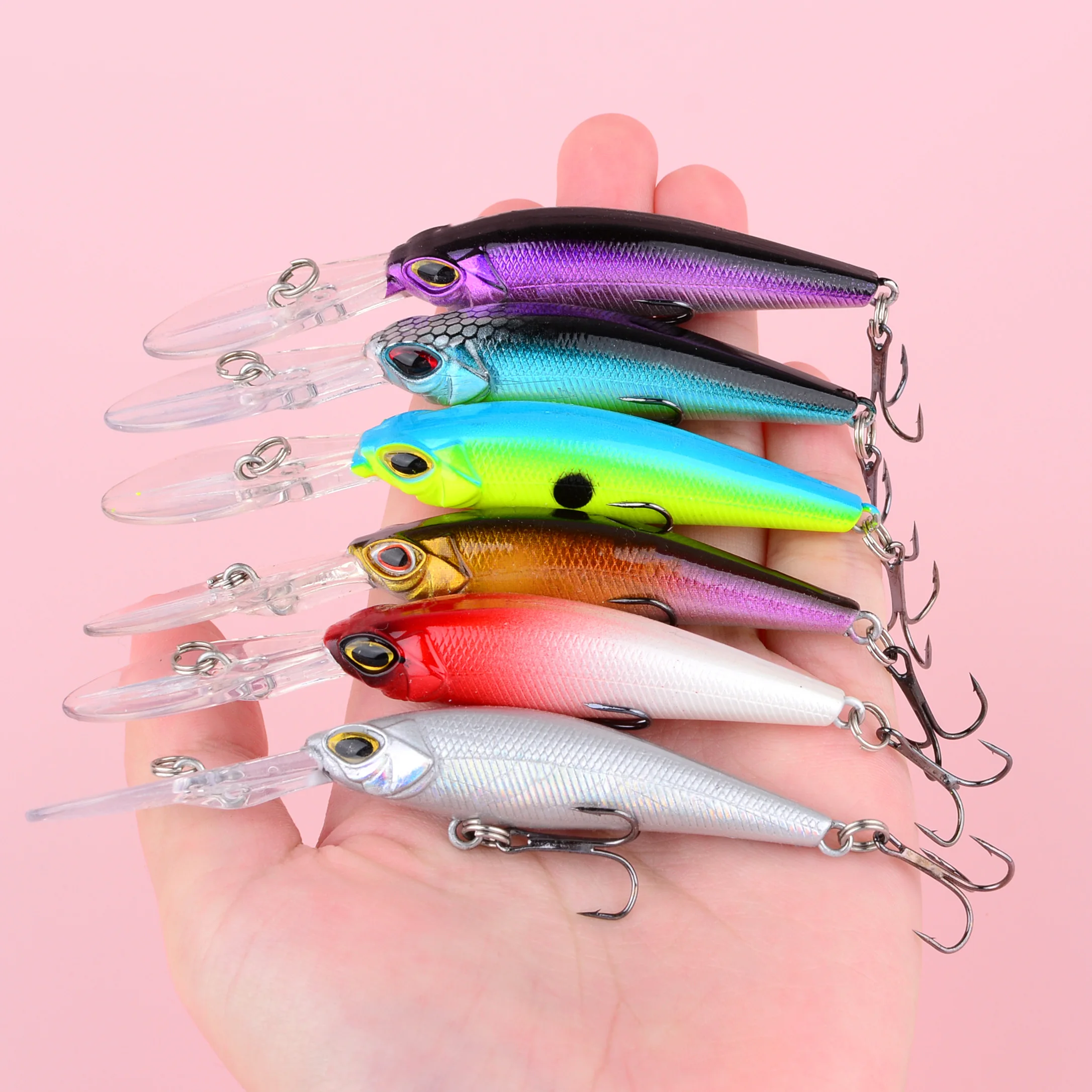Crankbait flotante oscilante para lubina y depredadores - imagen 2