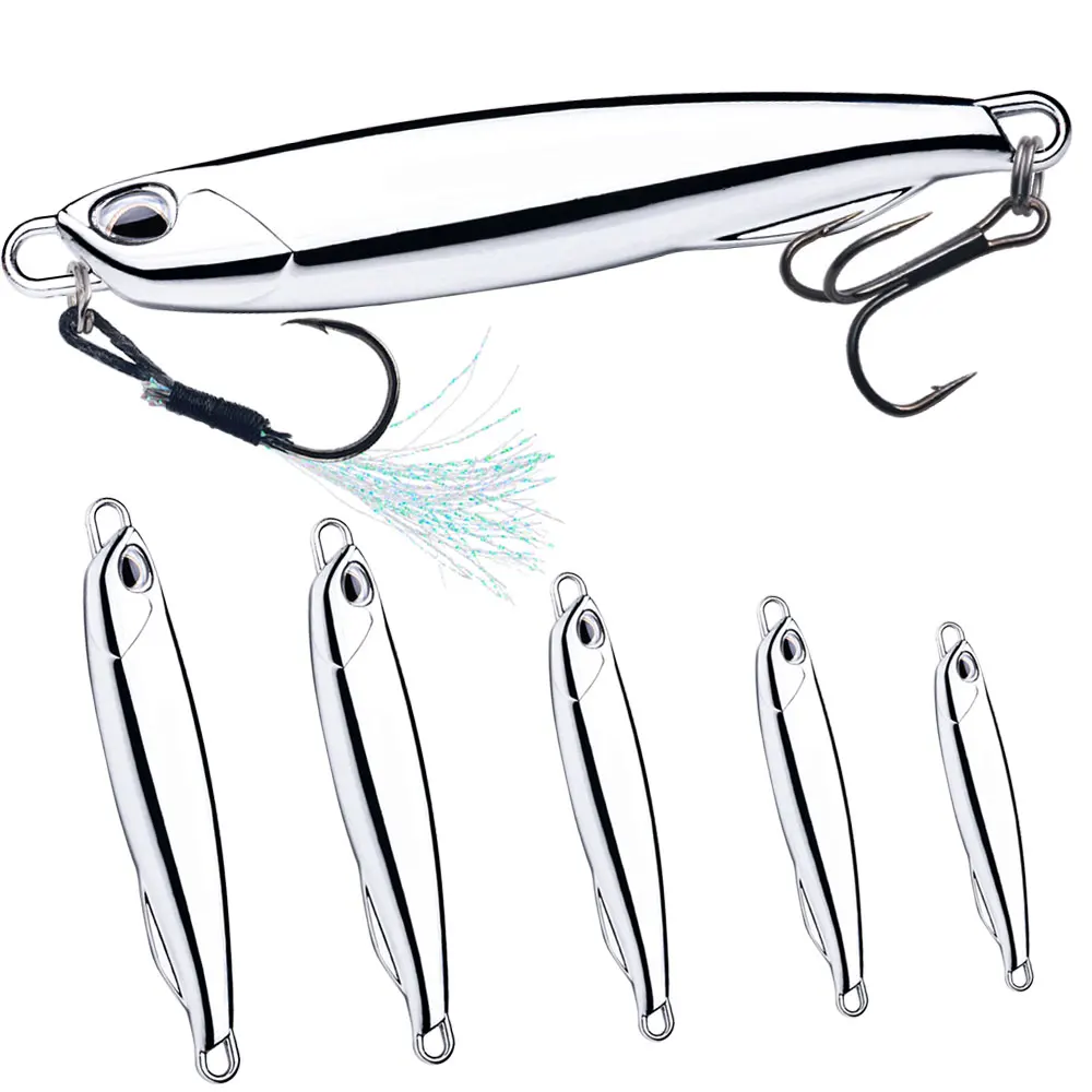 Señuelo de metal cuchara giratoria de hundimiento para caballa - imagen 4