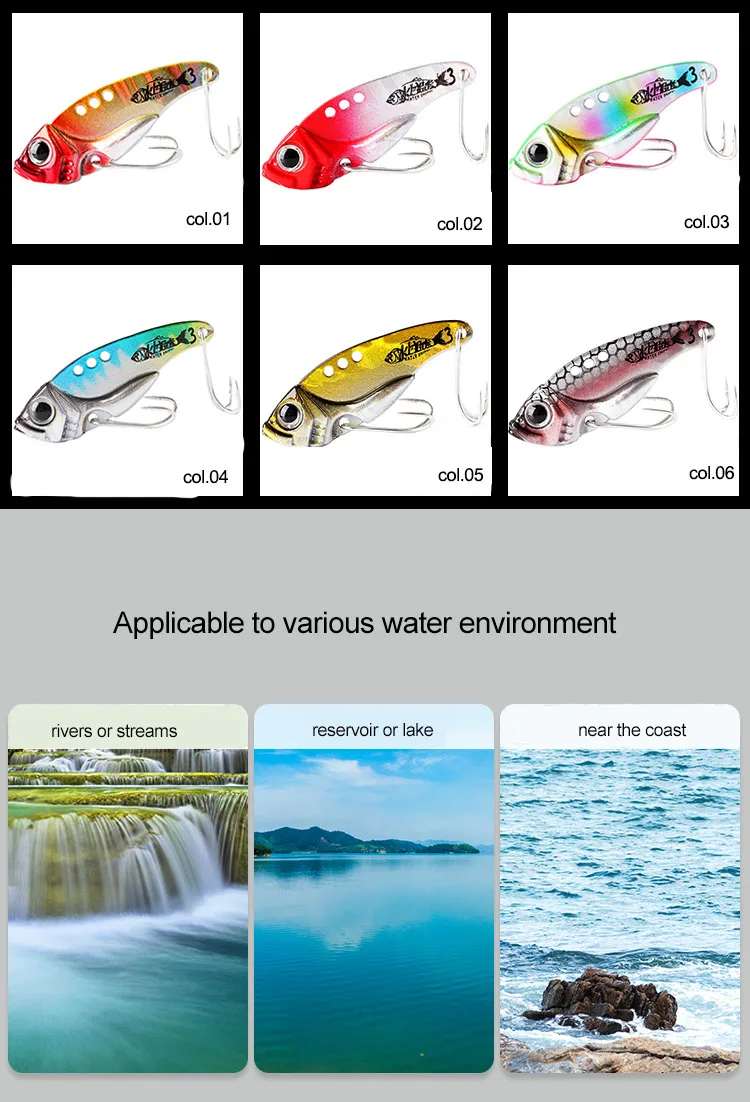 Señuelo Water SNIPER 14g hundiéndose en agua corriente