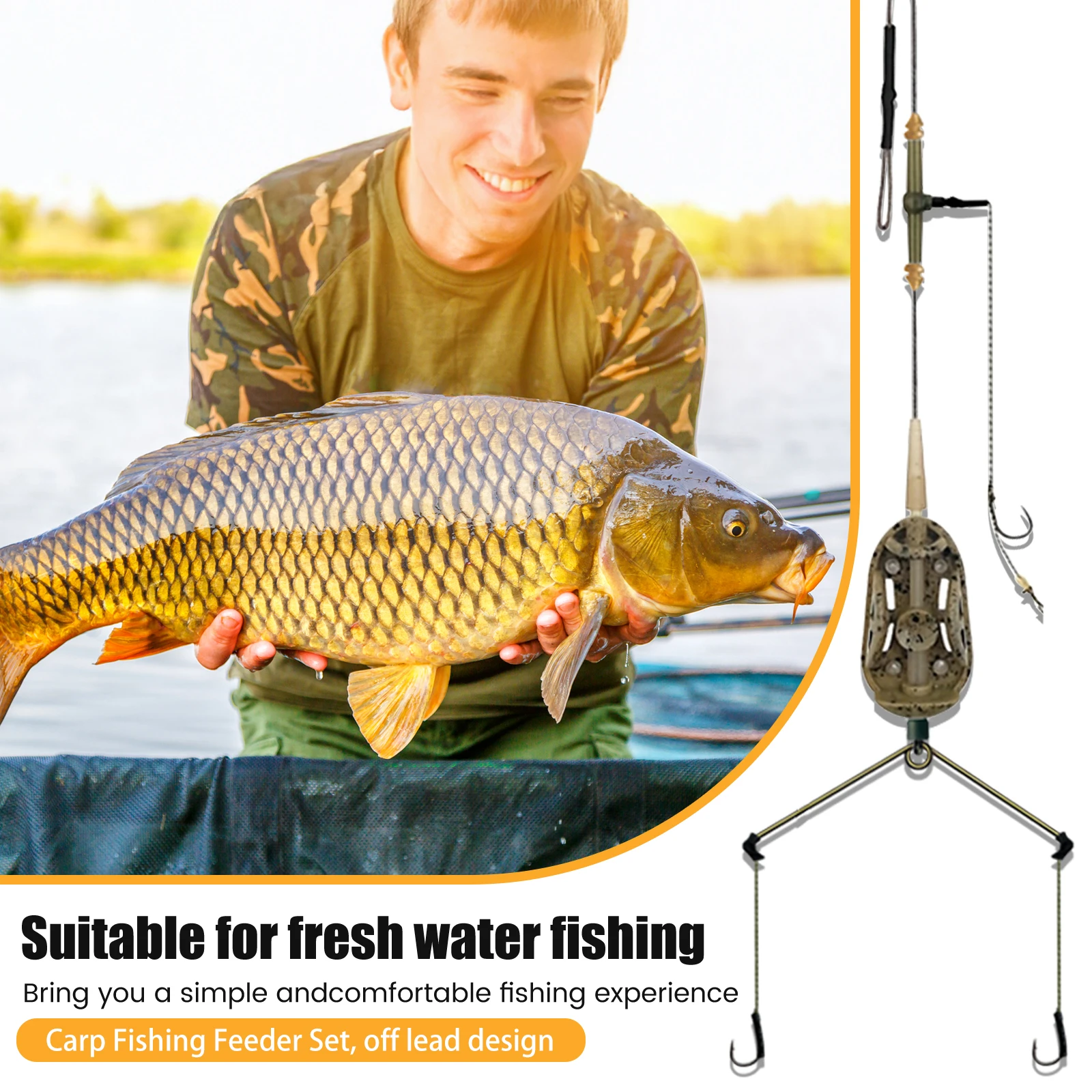 Montaje del método feeder listo para usar