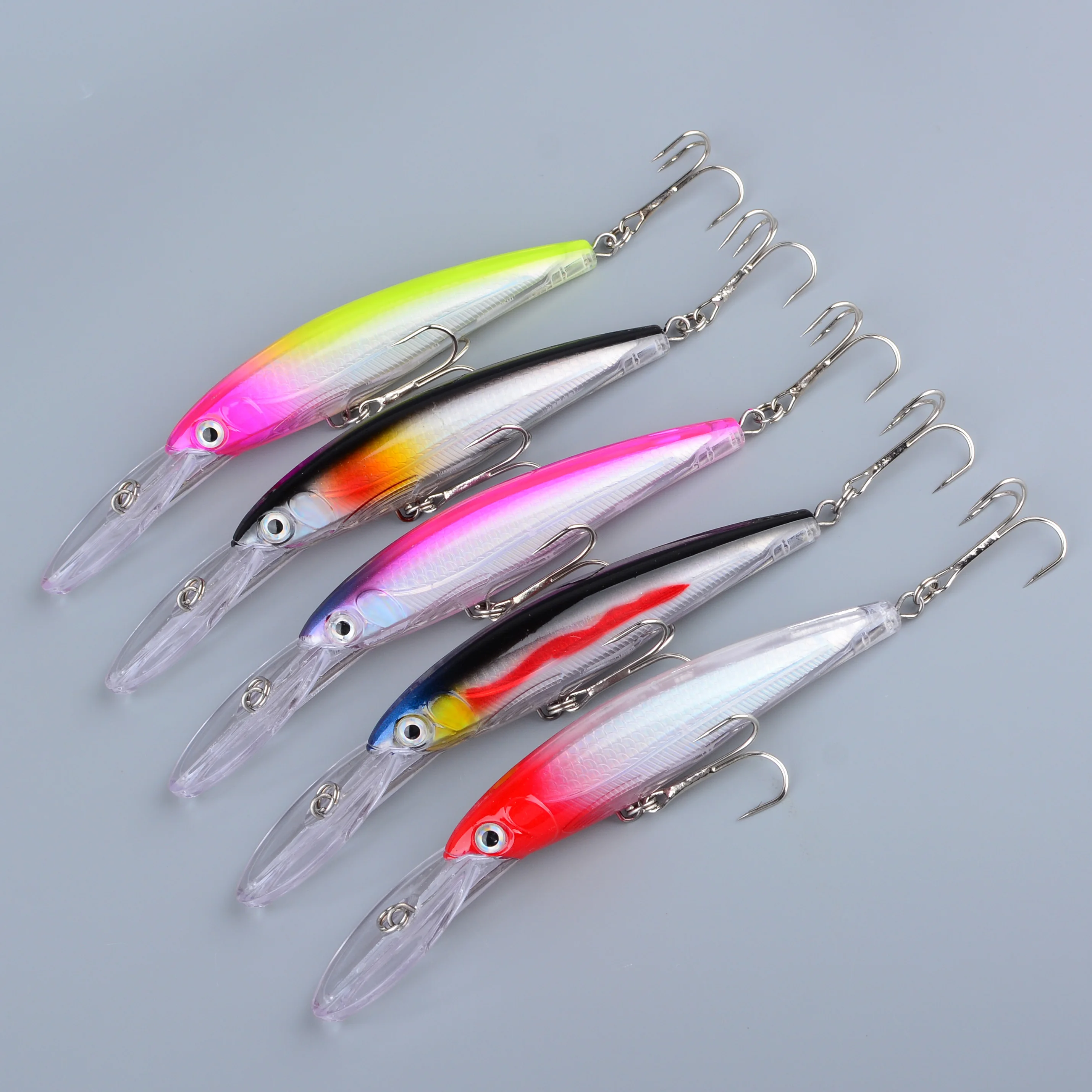 Señuelo Minnow flotante para lubina de lances largos en agua salada