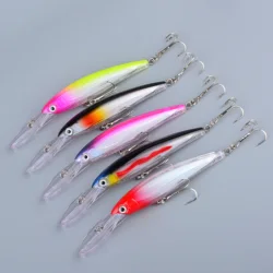 Señuelo Minnow flotante para lubina de lances largos en agua salada