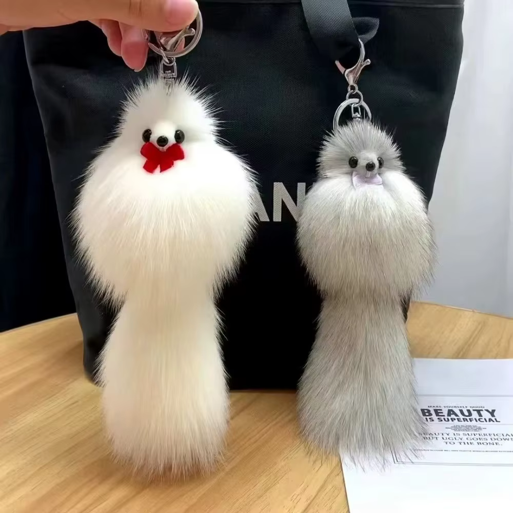 Llavero zorro colgante correa teléfono – Regalo pesca detalle accesorio moda - imagen 3