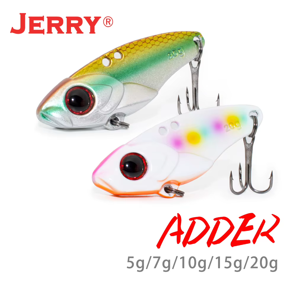 Jerry Rattlesnake VIB – Vibrón metálico duro de hundimiento