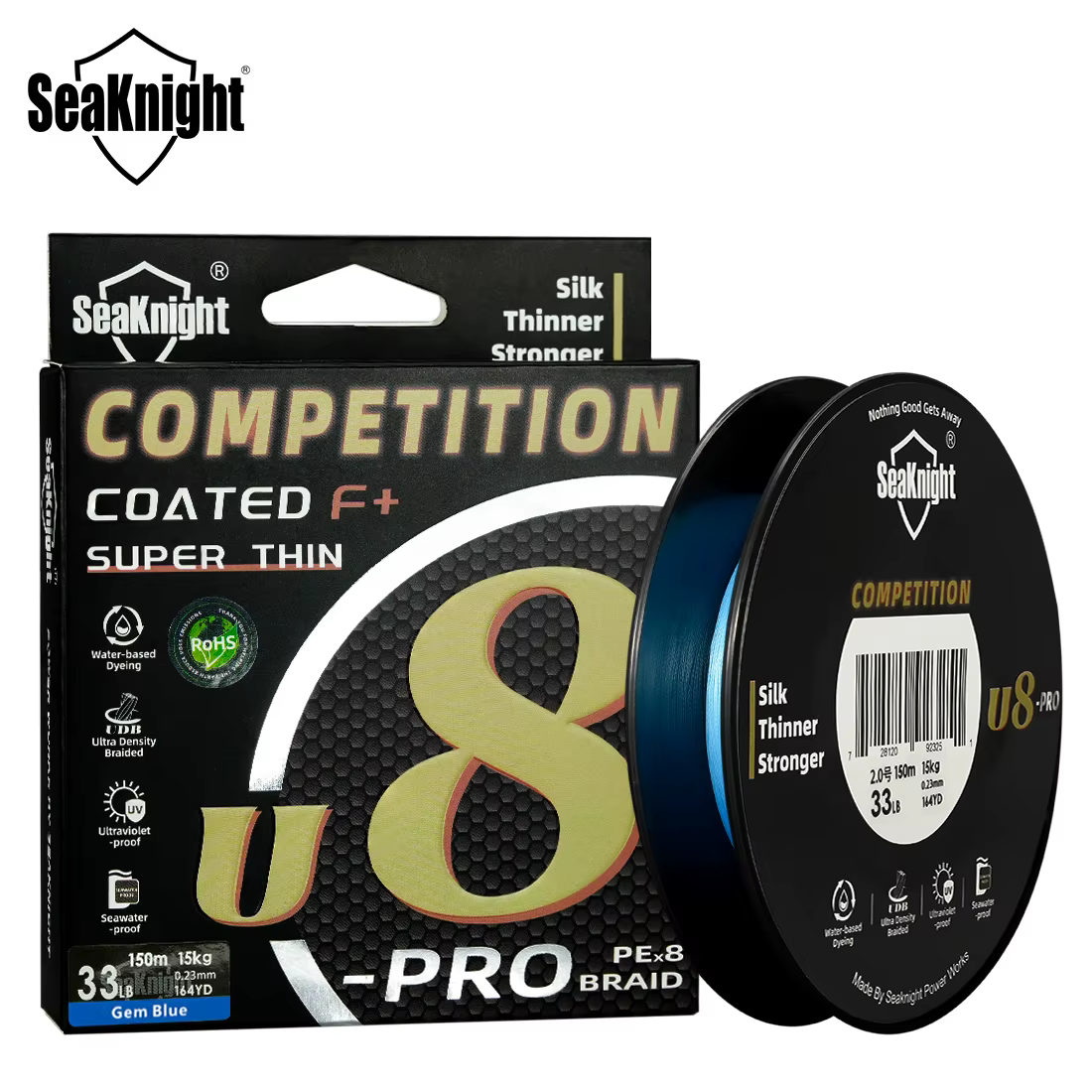 Línea de Pesca Trenzada SeaKnight U8 Pro Super Smooth – Revestimiento Si+ - imagen 5
