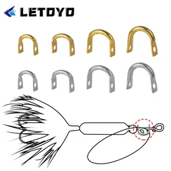 Chubas en U de acero inoxidable para cuchara y spinner LETOYO