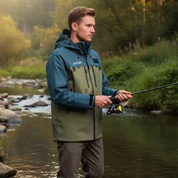 Chaqueta Pesca Goture Impermeable Transpirable - Bolsa Móvil