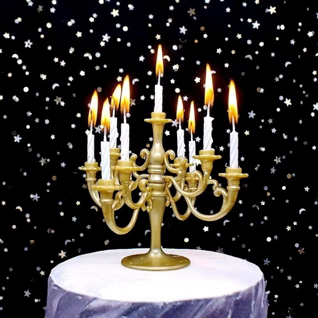 Velas y soportes para tarta de cumpleaños: decoración - imagen 3