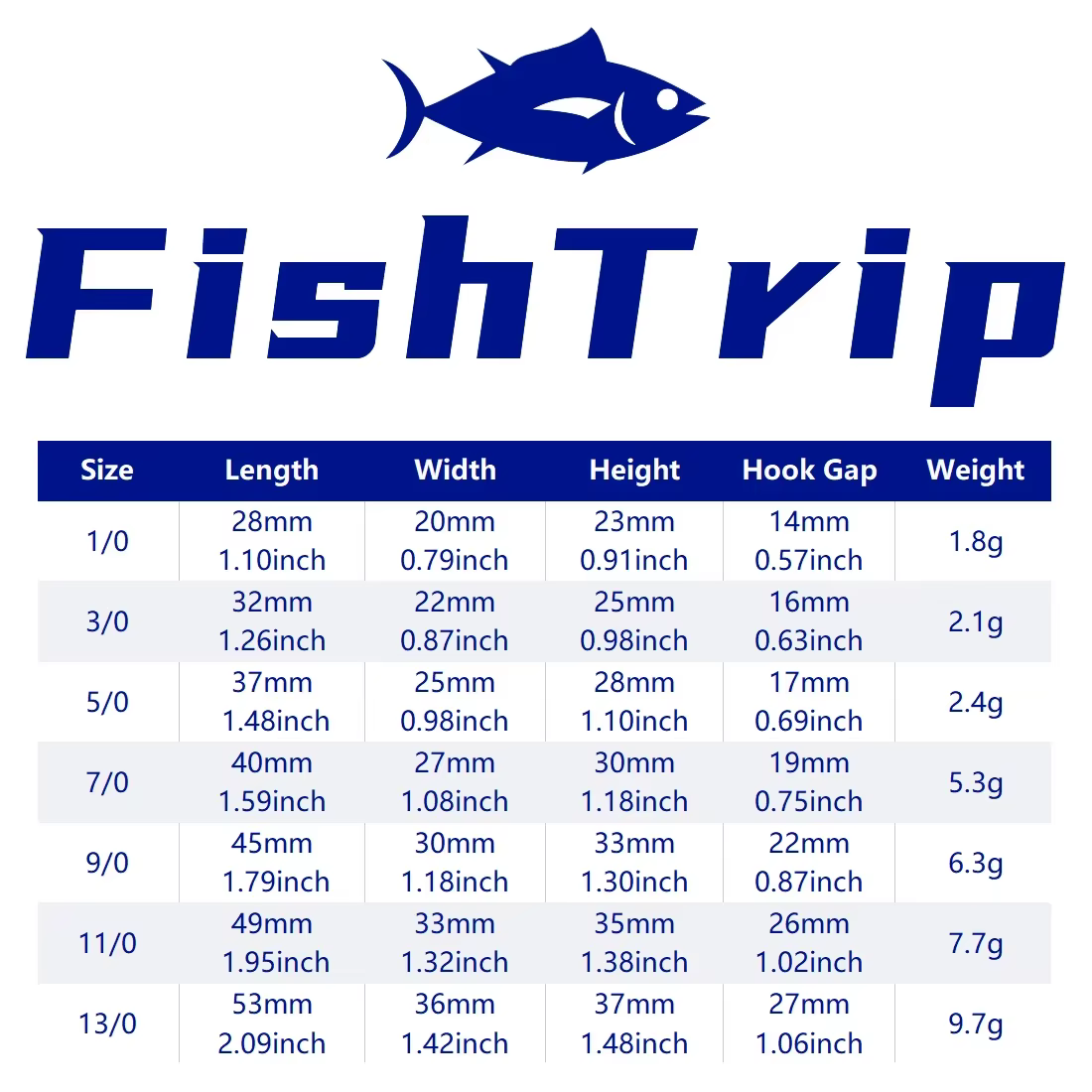 Ganchos de Asistencia Jigging FishTrip – Agua Salada – Profundos - imagen 5