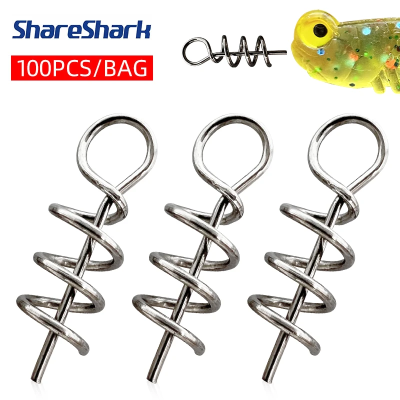 ShareShark broches giratorios inox con pasador bloqueo para vinilo