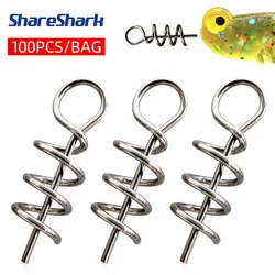 ShareShark broches giratorios inox con pasador bloqueo para vinilo