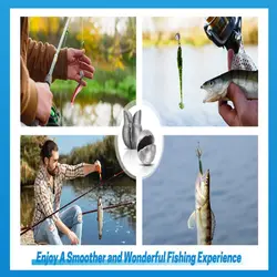 Plomos ajustables y extraíbles para pesca con mosca