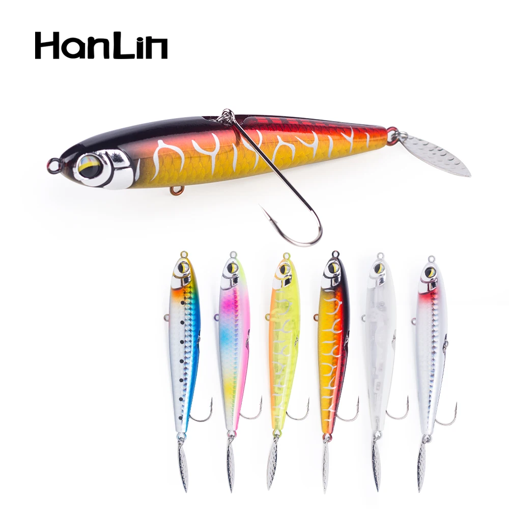 Senuelo Sinking Pencil para trucha y lubina – Plástico duro 10cm - imagen 5