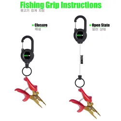 Retractor de pesca con cadena antirrobo – Llavero retráctil para aparejos