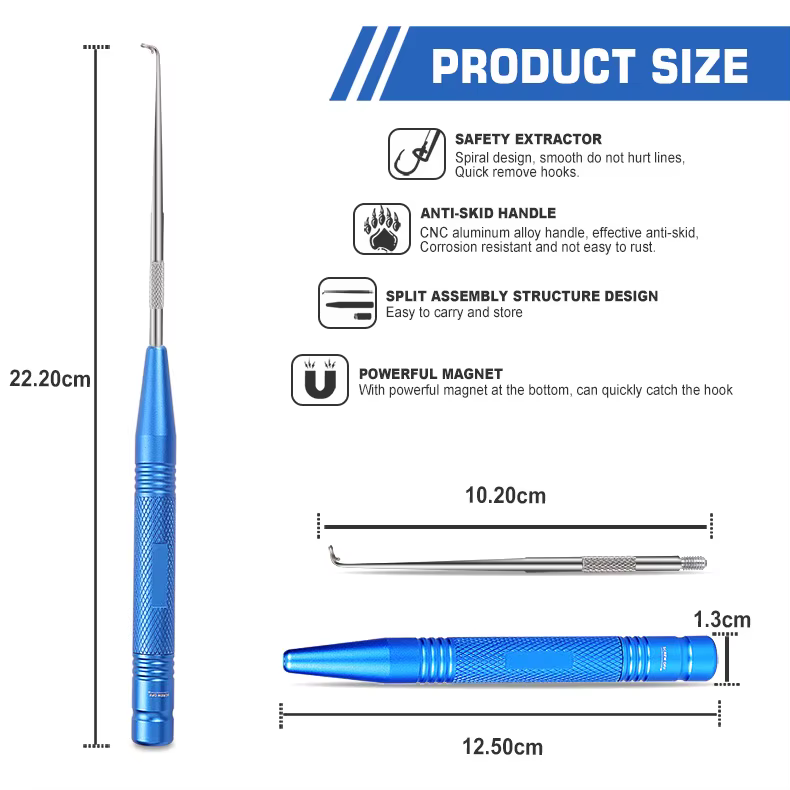 Extractor de anzuelos de acero inoxidable para pesca - imagen 4
