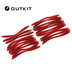 OUTKIT Señuelos vinilo 5,5 cm – 20 unidades con caja