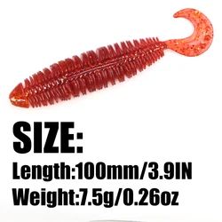 Swimbait silicona doble color para la pesca de carpa