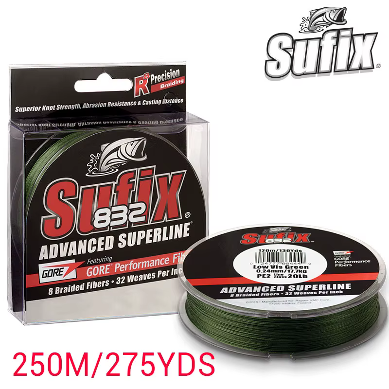 Sufix 832 Hilo Trenzado - 250m/275m, 0,2-0,42mm, 30-86lb - imagen 4