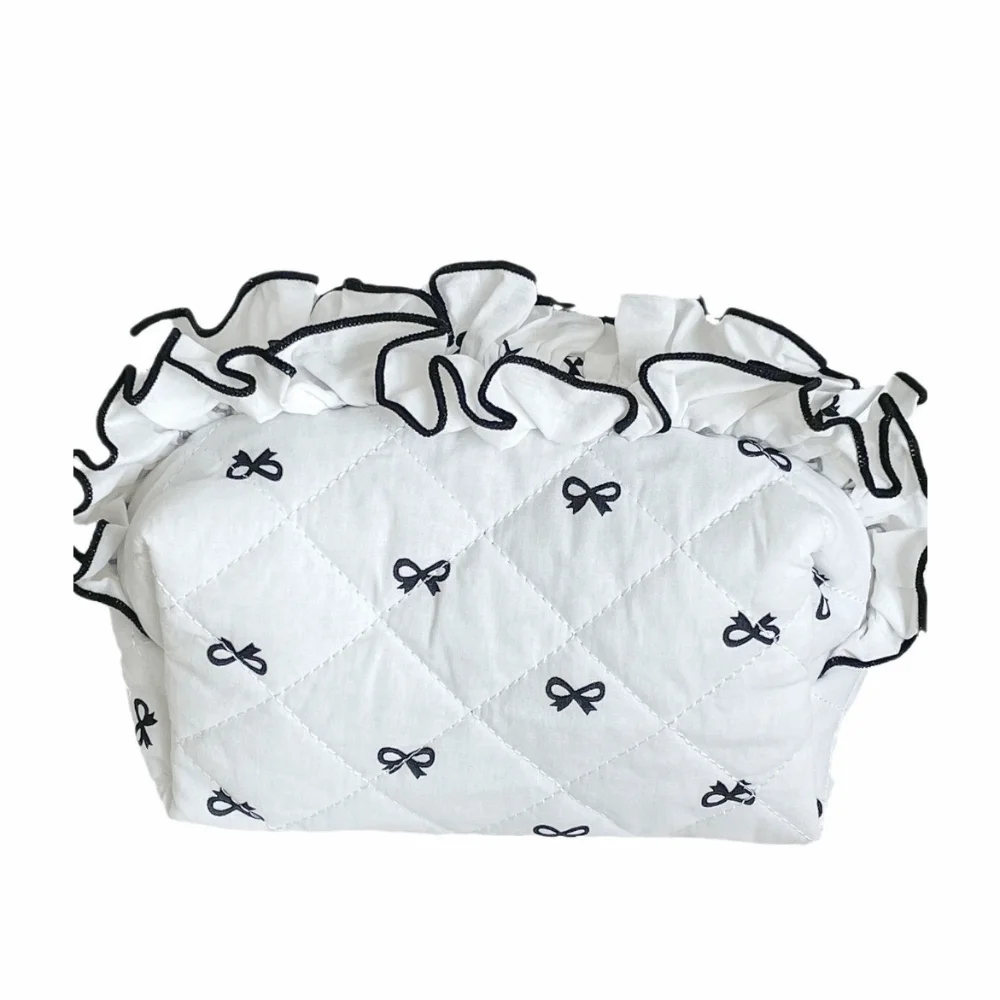 Bolsa de aseo portátil con lazo encaje y gran capacidad - imagen 3