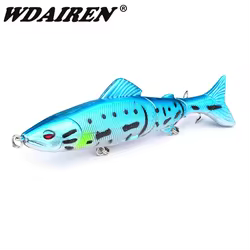 Crankbait multiarticulado lubina – acción hundente realista