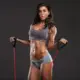 Bandas de resistencia con asas y cuerda de entrenamiento tipo tubo - imagen 3