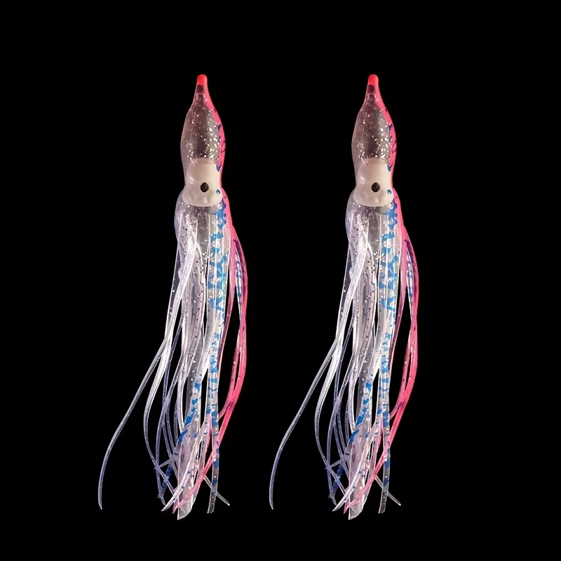 Jooyoo Cebos suaves de pulpo y calamar para pesca al aire libre