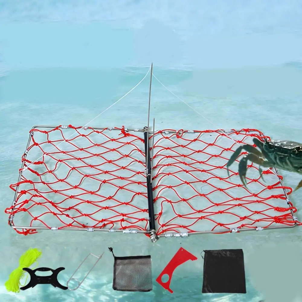 Trampa para Cangrejos plegable de red resistente – agua salada - imagen 4