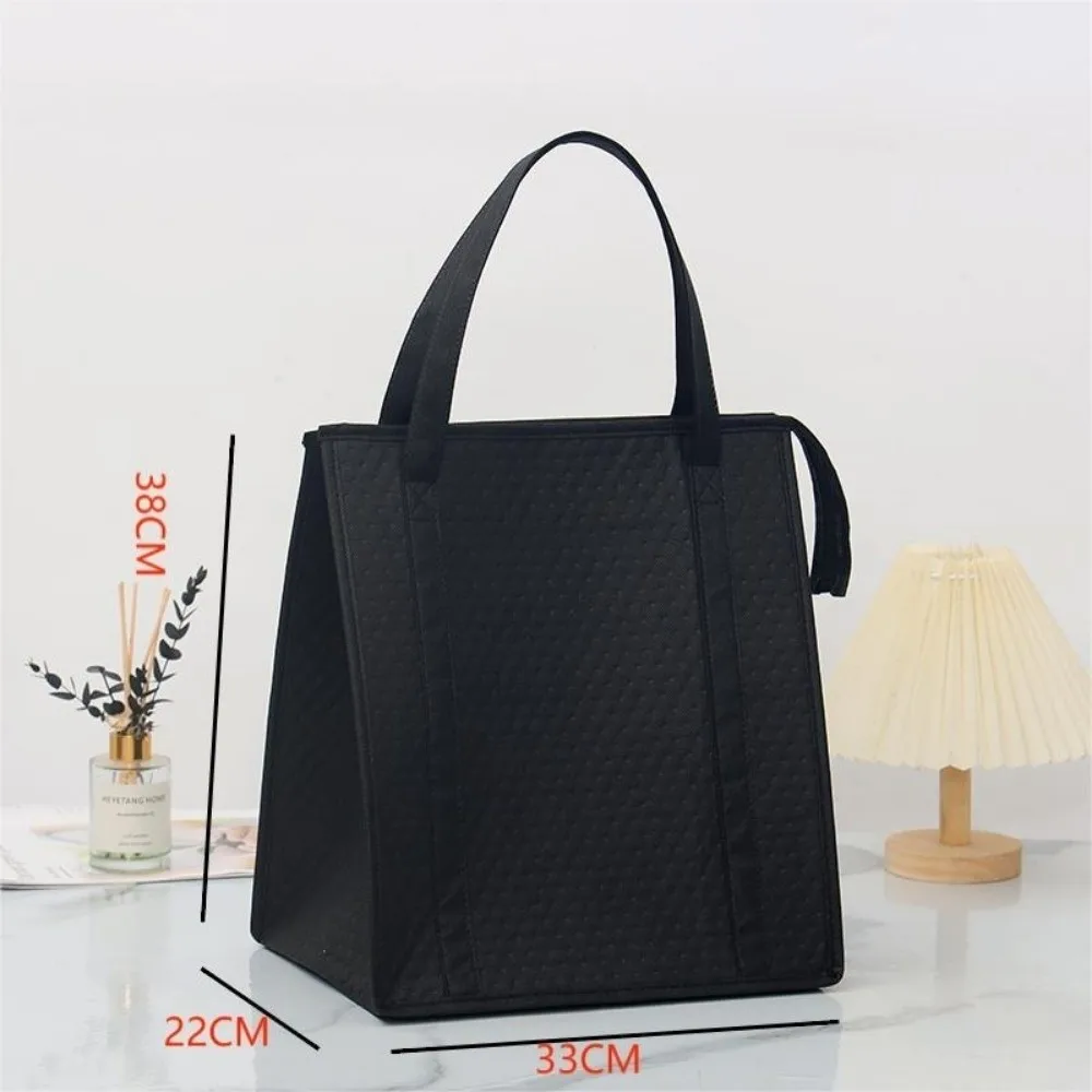 Bolsa térmica portátil plegable gran capacidad con aislamiento y cierre - imagen 4