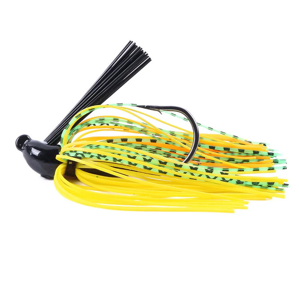 Spinnerbait en acción - diseño weedless atravesando vegetación