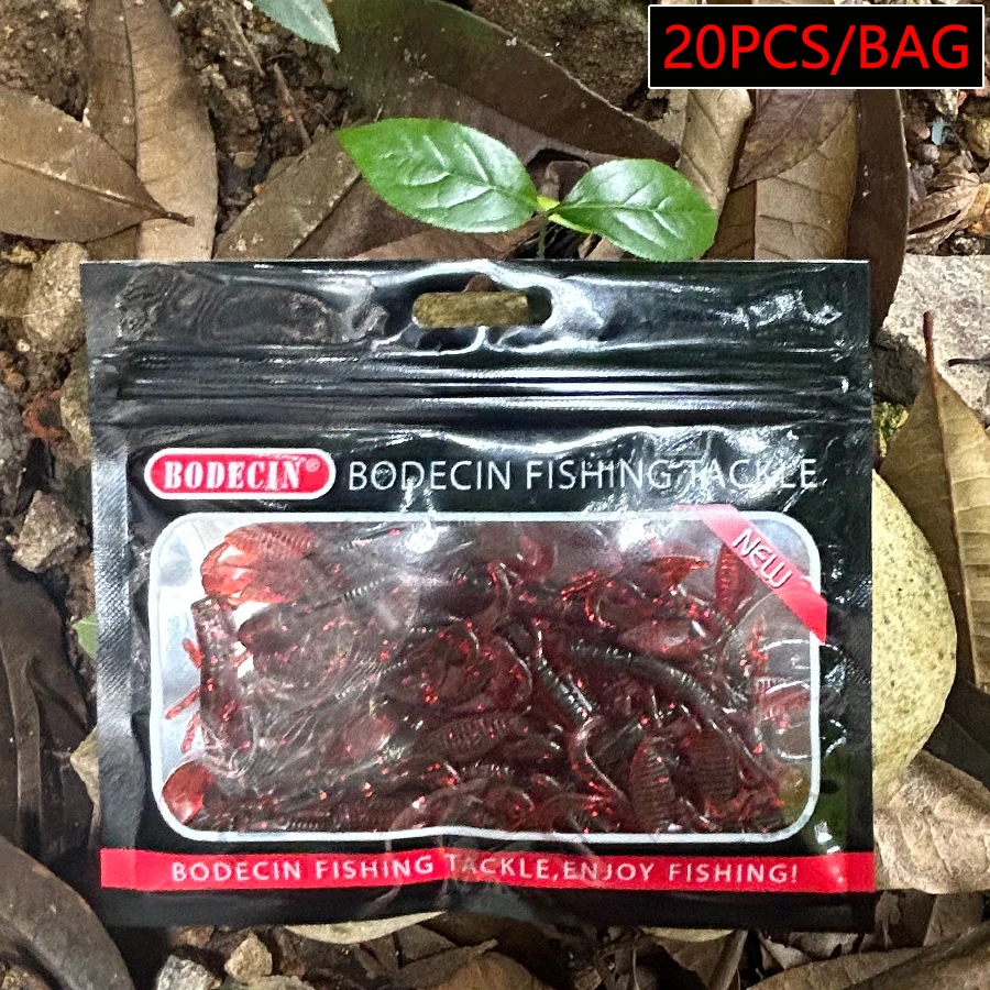 Señuelo Grub Worm Jig con doble pala vibradora para lubina - imagen 5