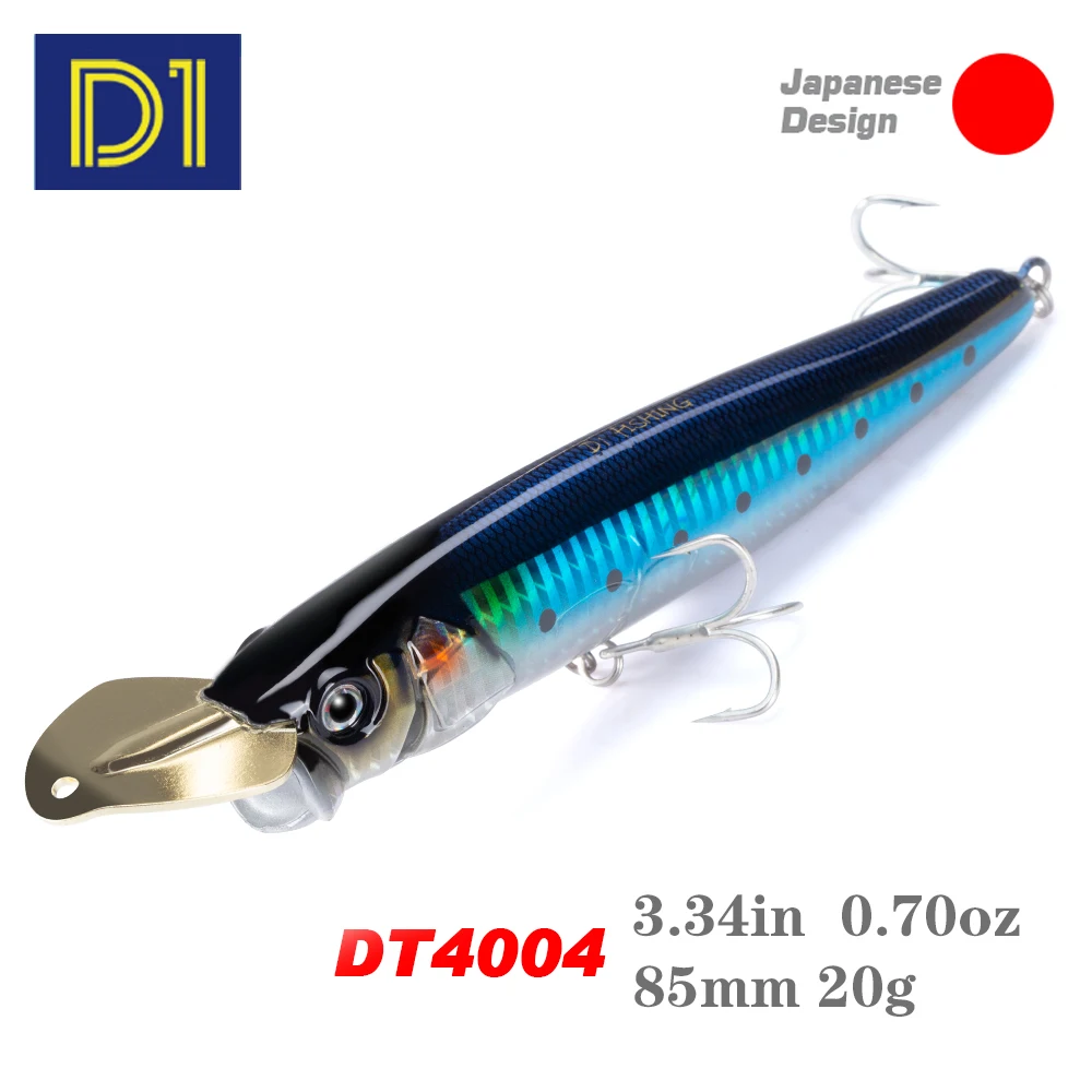 D1 Popper Duro Riser - para agua salada, cuerpo pesado, rendimiento