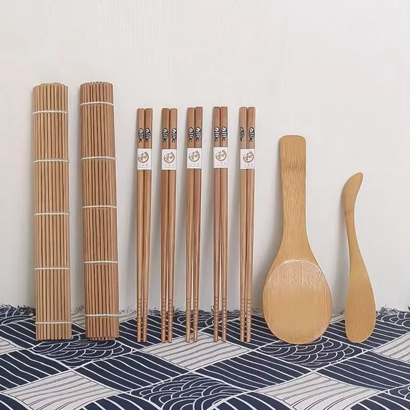 Kit para Hacer Sushi con Molde de Arroz y Herramientas - 9 Piezas para Onigiri