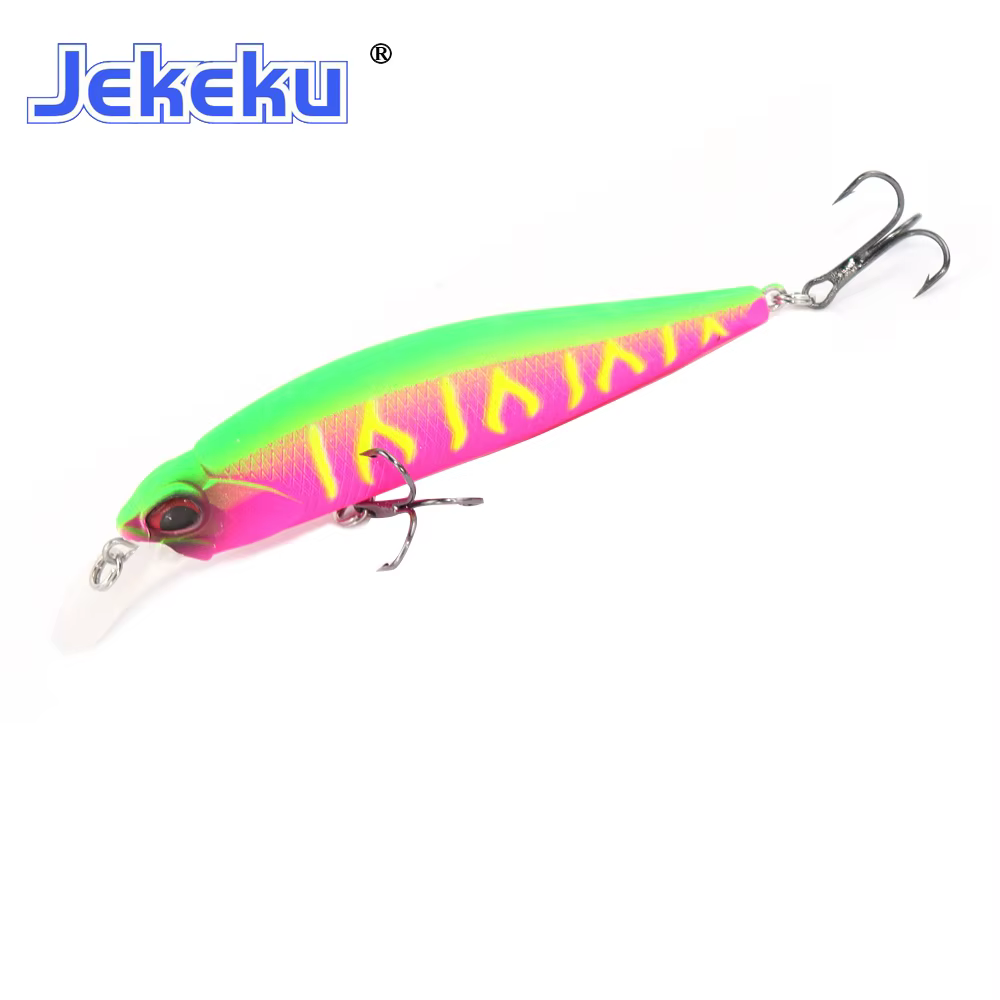 Señuelo pez artificial duro JEKEKU con anzuelo doble, 75mm - imagen 4