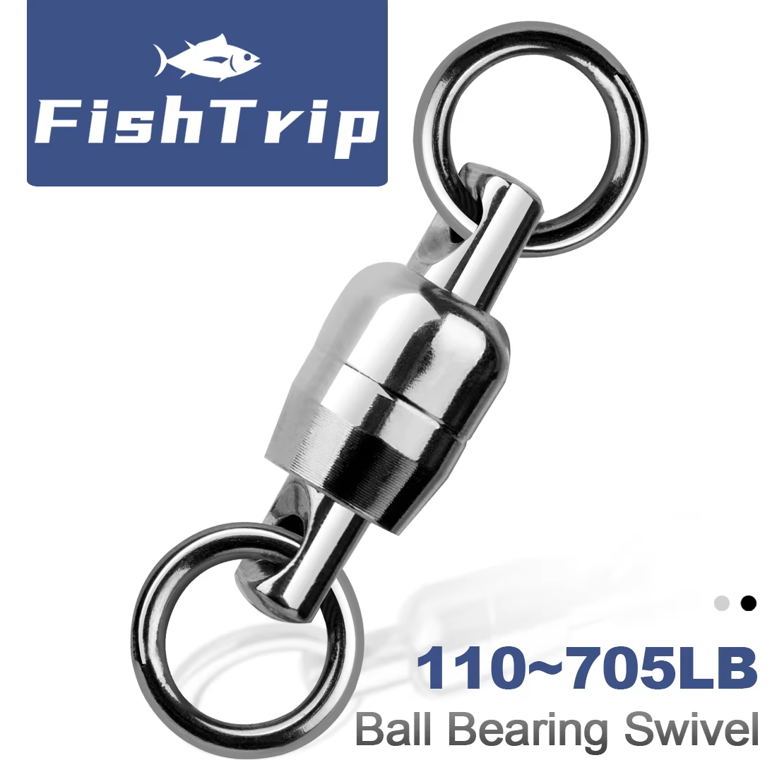 FishTrip Giratorio de pesca rodamiento bolas acero inox salada dulce - imagen 4