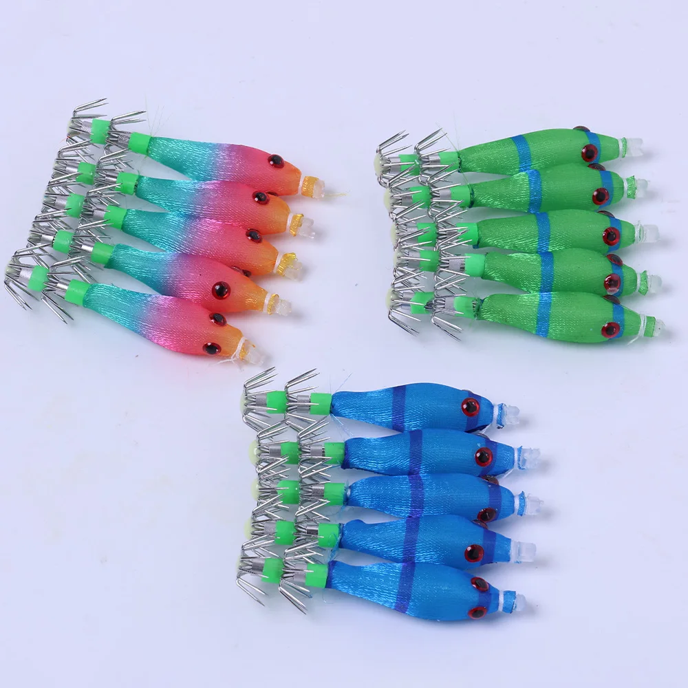 Cebo para calamar con anzuelo doble y tubo flexible - imagen 3