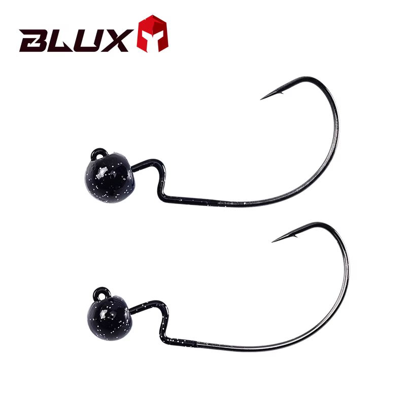 BLUX Jig Head Ovalado para Vinilo con Anzuelo Giratorio - imagen 3