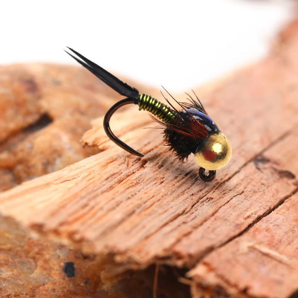 Jig Bead Head cobre Wifreo sin púas para ninfa y trucha