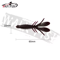 WALK FISH Señuelo Flotante Camarón 65mm 2g para Lubina
